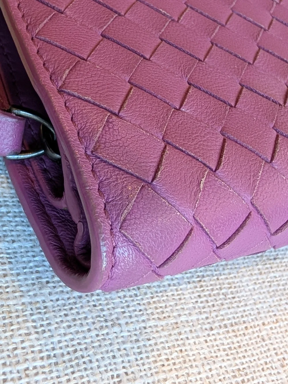 Bottega Veneta Leather Purple Women's Wallet